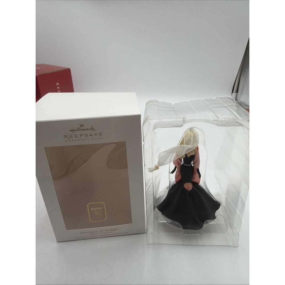 Hallmark STUNNING IN THE SPOTLIGHT BARBIE Ornament 2012 Fashion Model Christmas